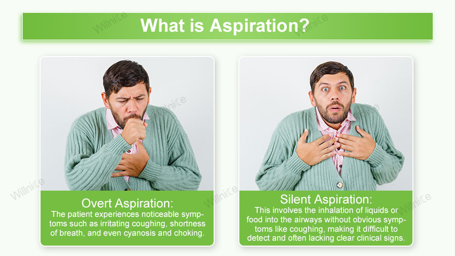 Differences between overt aspiration and silent aspiration