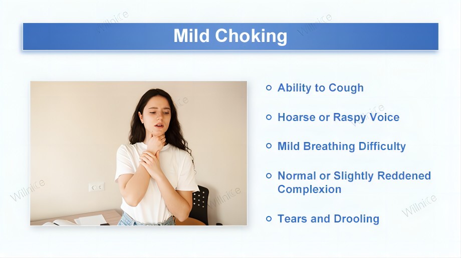 Signs and Symptoms of Mild Choking