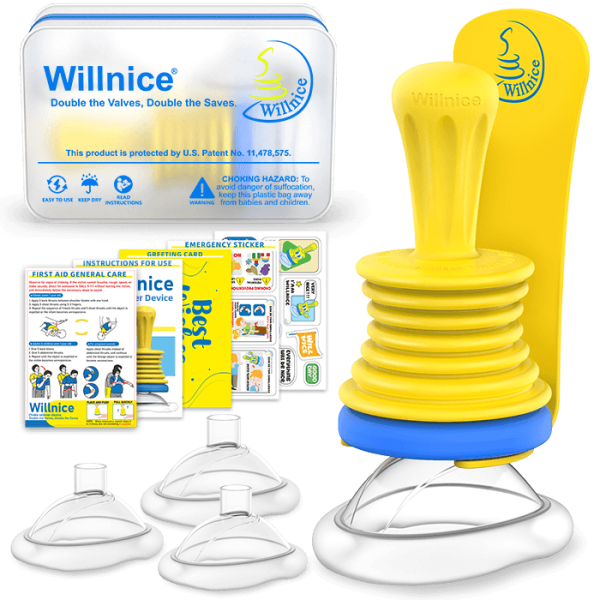 Contents of the Upgraded Willnice Choking Rescue Kit Suitable for All Ages