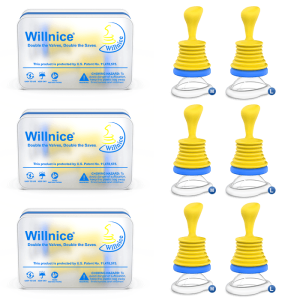 Willnice Anti-Choking Public Kit for Adults | 6 Choking Rescue Devices in Sizes 3M & 3L, Peferct for Nursing Home