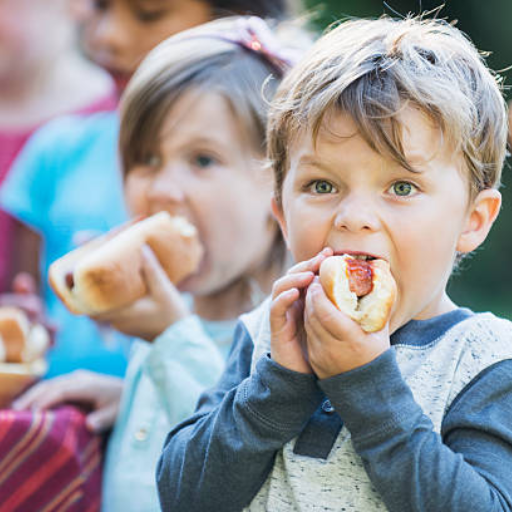 How to Teach Kids to Eat a Hot Dog Safely