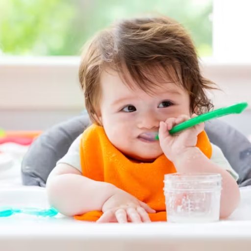 Is gagging normal during baby-led weaning?