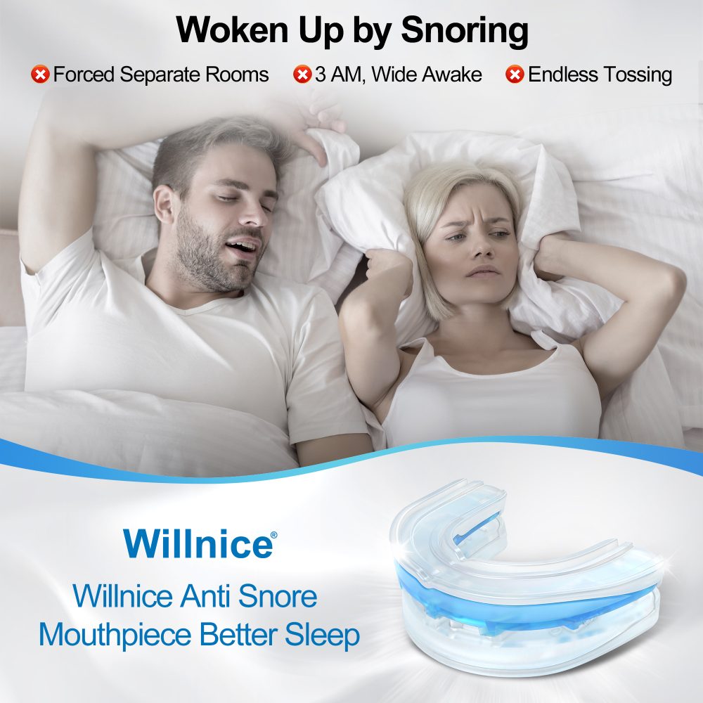 willnice anti snore mouthpiece for better sleep