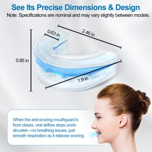 anti snore mouthpiece dimensions